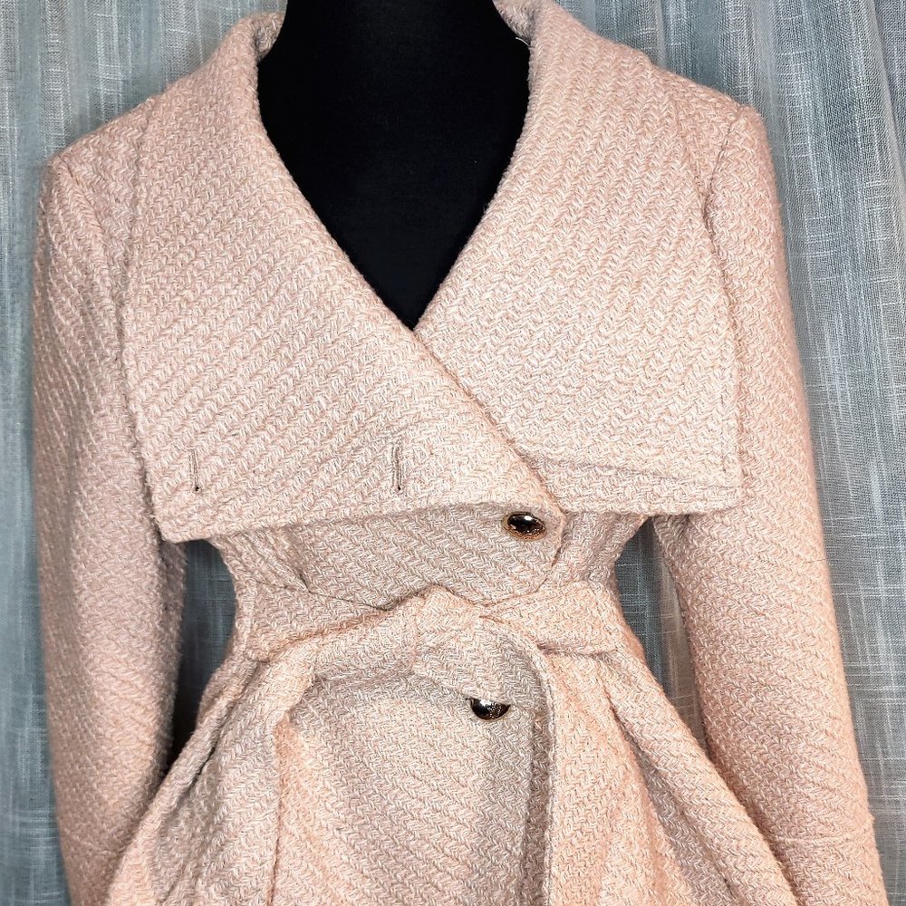 Jessica Simpson Coat Pink 3/4 Long Winter Fall
